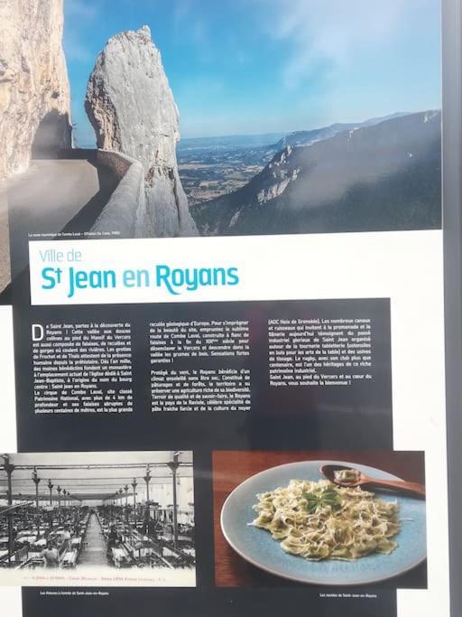 Logement Standing Wifi Vercors 'In Saint-Jean-en-Royans Exterior photo